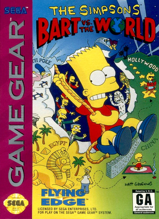 The Simpsons: Bart vs. the World (Game Gear)