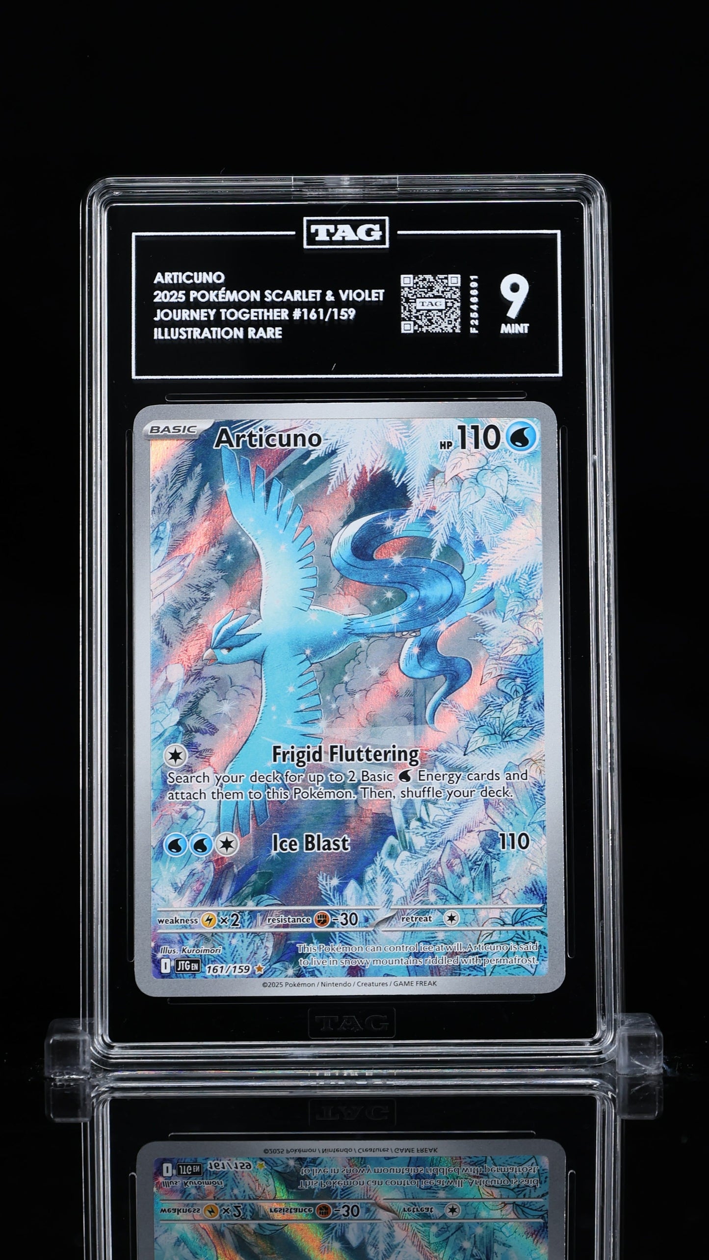 TAG 9 ARTICUNO 2025 SCARLET & VIOLET #161/159